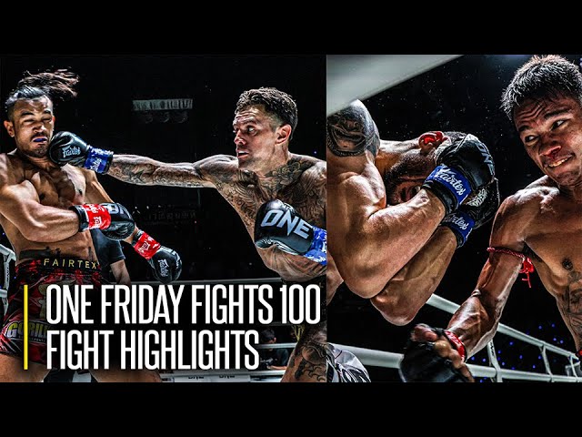 Chaos and Contracts  ONE Friday Fights 100 Highlights