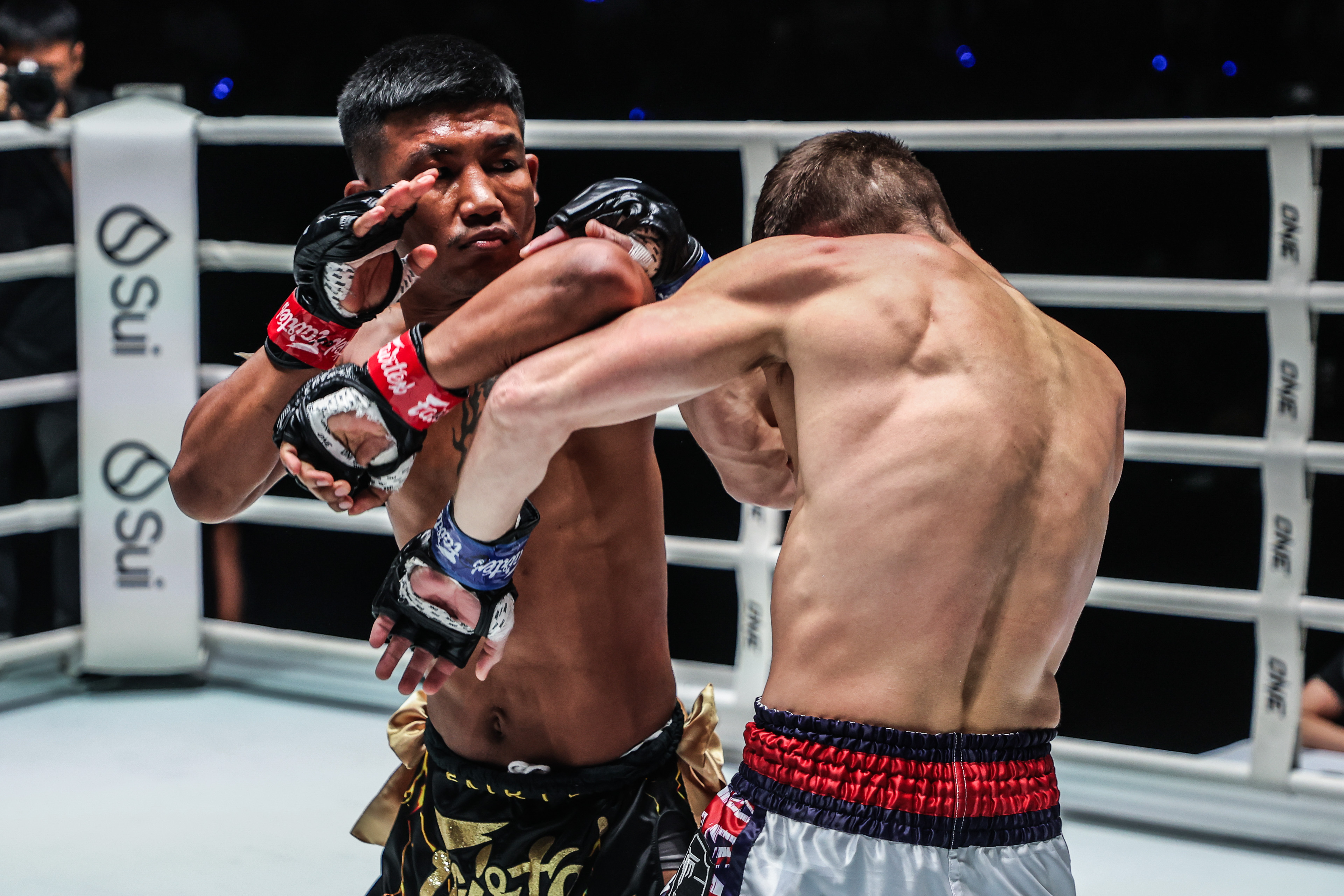 Muay Thai fighters Rodtang Jitmuangnon and Jacob Smith