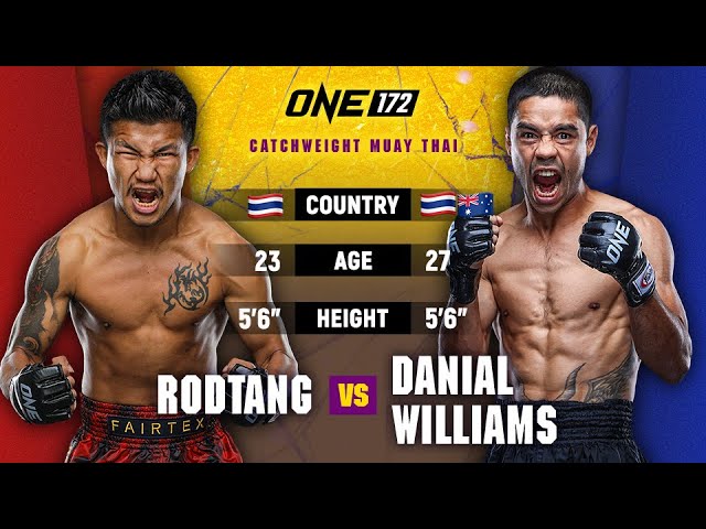 The Most Devastating Strikes From Rodtang vs. Danial Williams